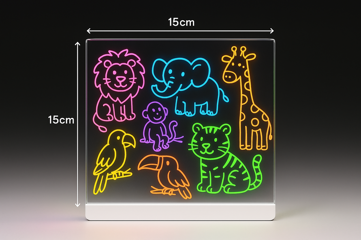 fait la bordure de la planche un peu plus grosse