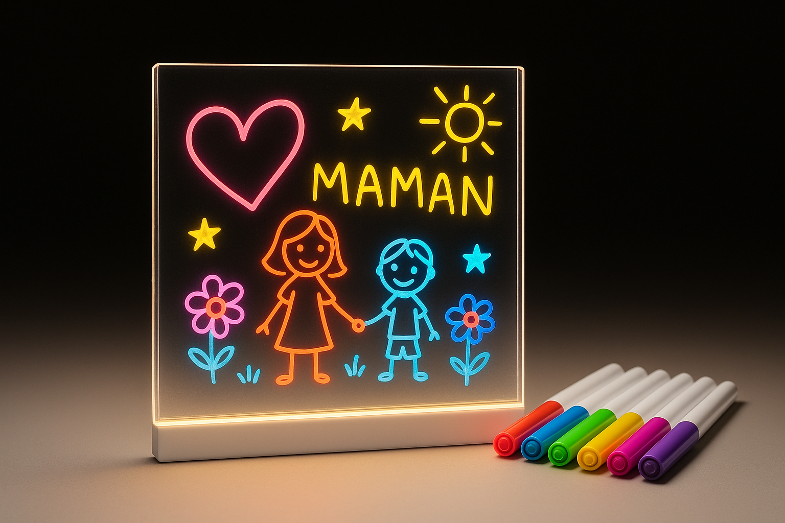 les feutres doivent etre blanc avec des bouchons de différentes couleurs